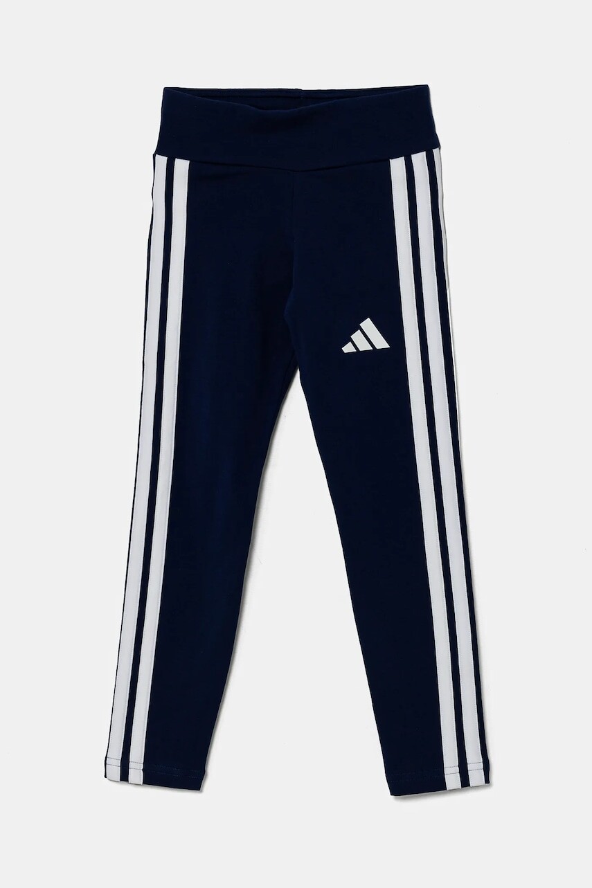 Detské tepláky adidas tmavomodrá farba, vzorované, JD6475