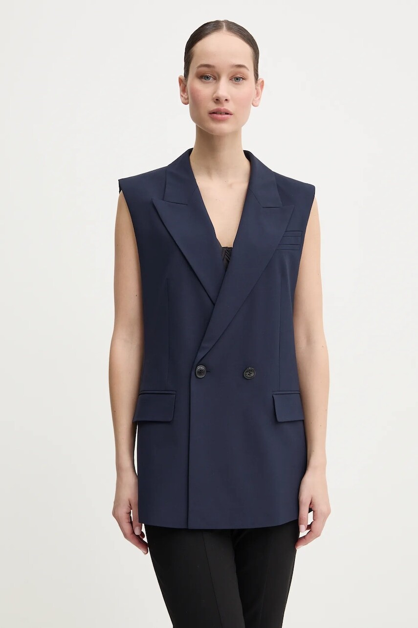 Vesta HUGO tmavomodrá farba, dvojradová, 50533806