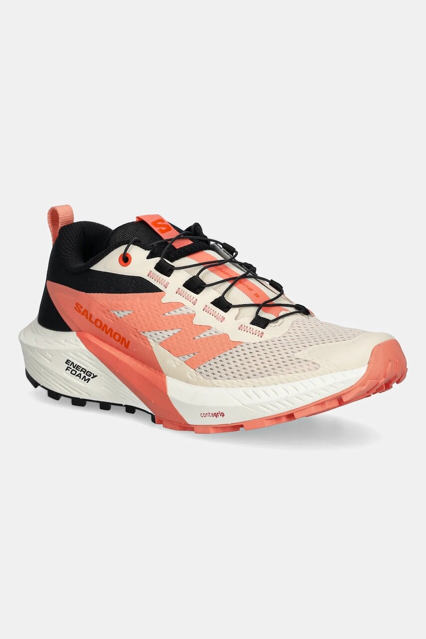 Topánky Salomon Sense Ride 5 dámske, oranžová farba, L47808700