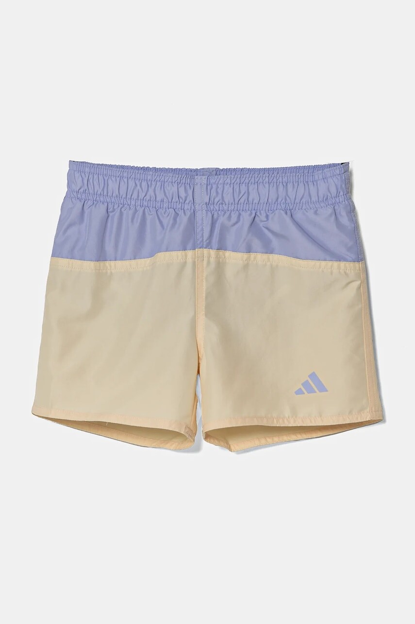 Detské plavkové šortky adidas Performance žltá farba, JL5577