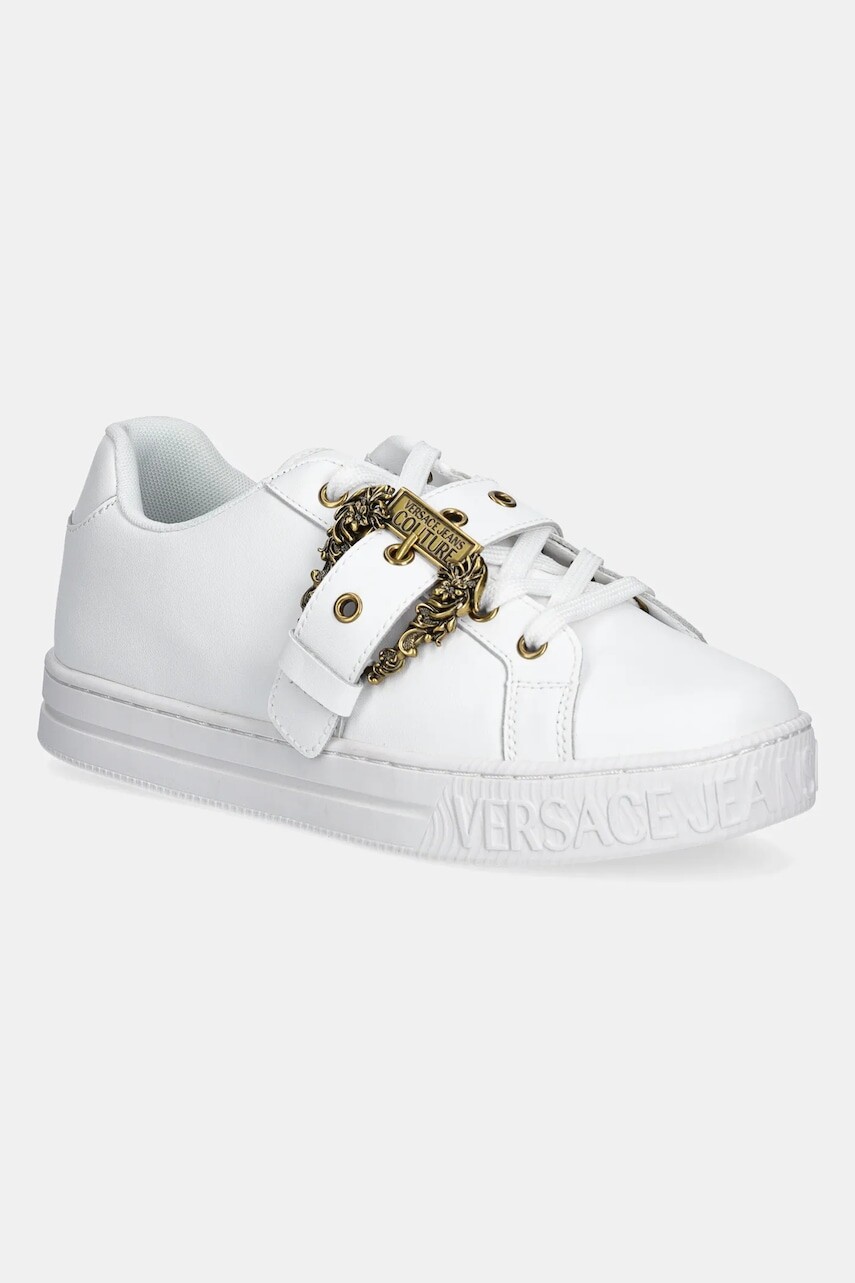 Tenisky Versace Jeans Couture biela farba, 78VA3SK9 ZPB08 003