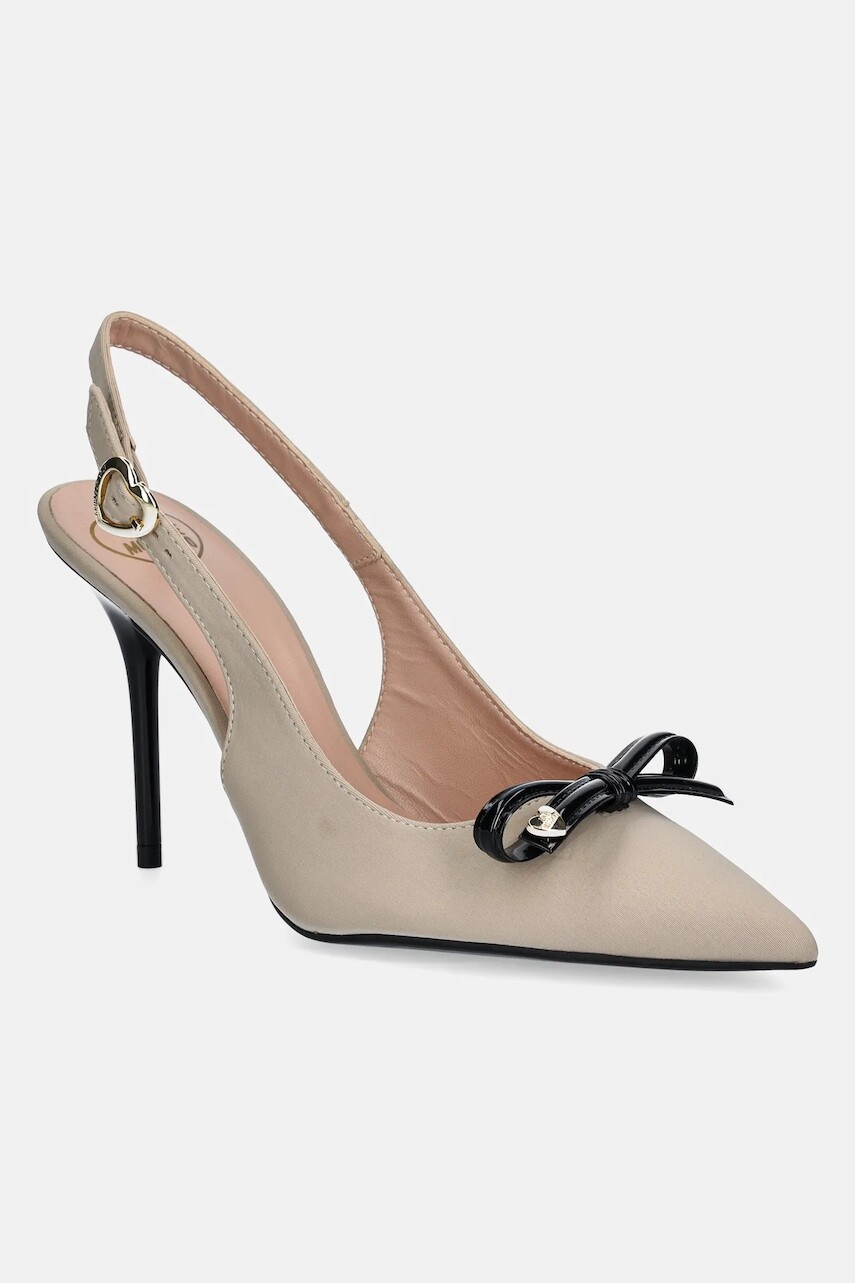 Lodičky Love Moschino béžová farba, JA10069G1MIM0131