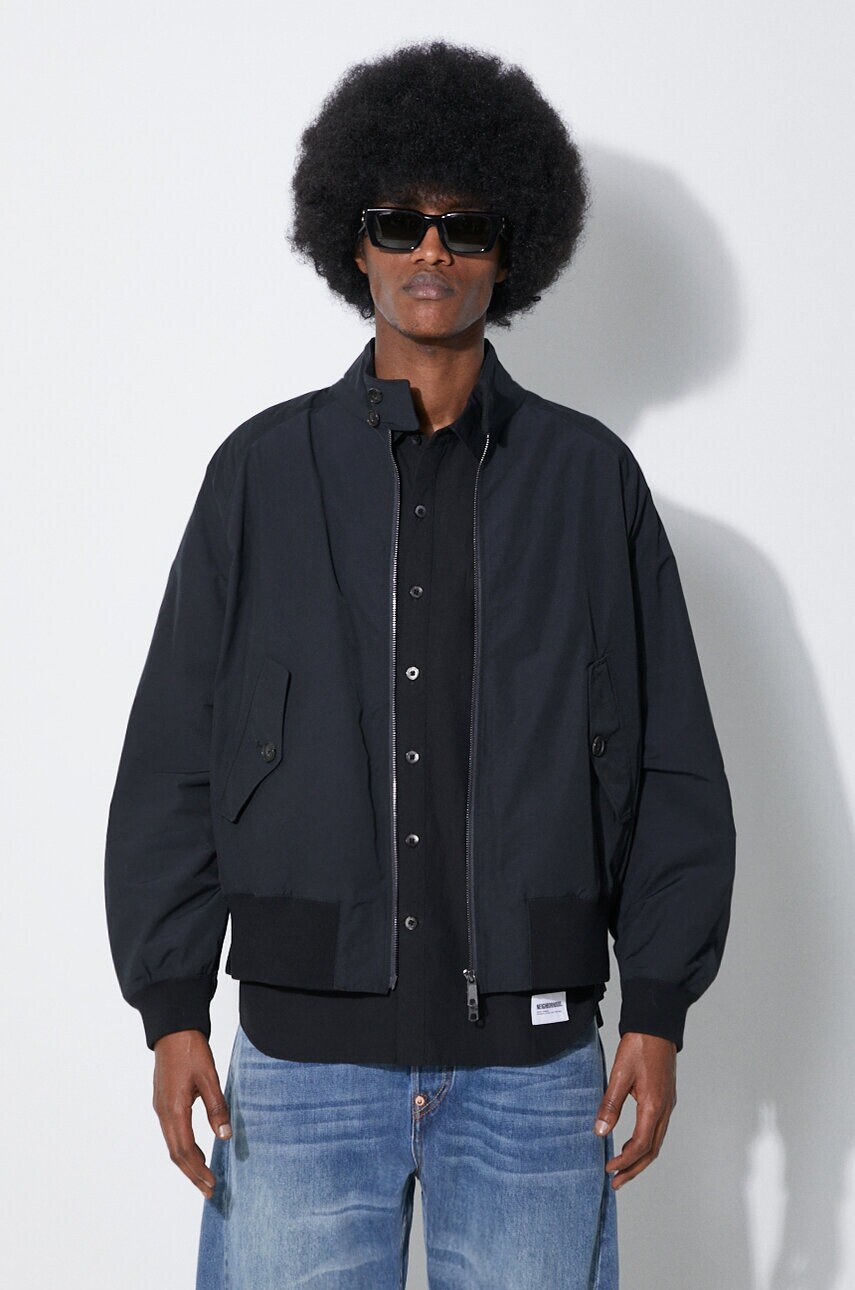 Bunda Baracuta Clicker G9 pánska, tmavomodrá farba, prechodná, BRCPS1043