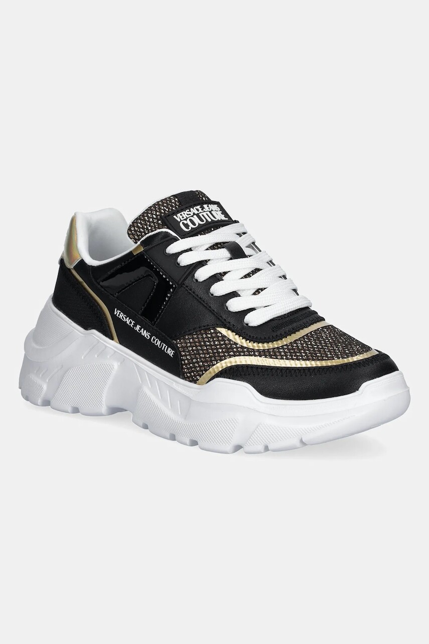 Tenisky Versace Jeans Couture čierna farba, 78VA3SC4 ZPB07 G89