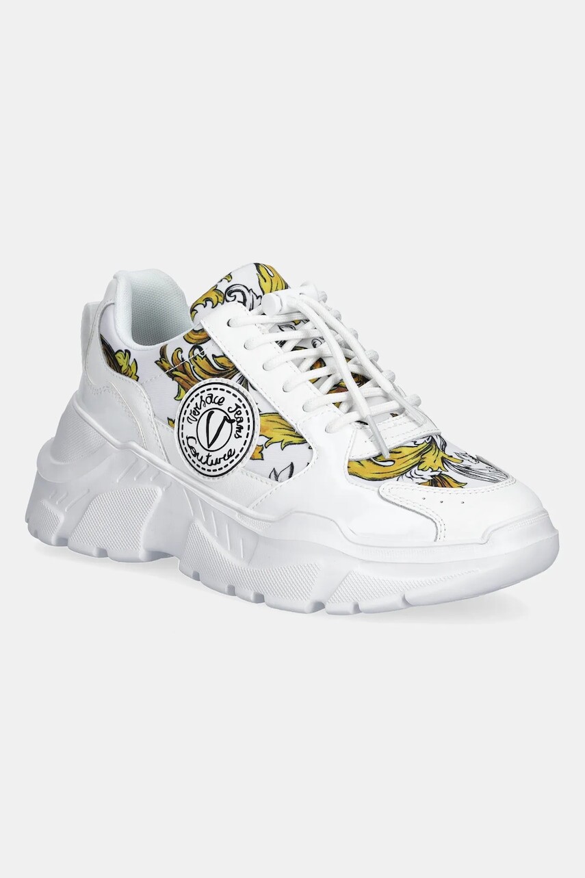 Tenisky Versace Jeans Couture biela farba, 78VA3SC7 ZSC60 G03
