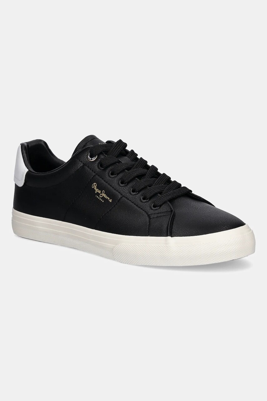 Tenisky Pepe Jeans KENTON FRESH M pánske, čierna farba, PMS31076