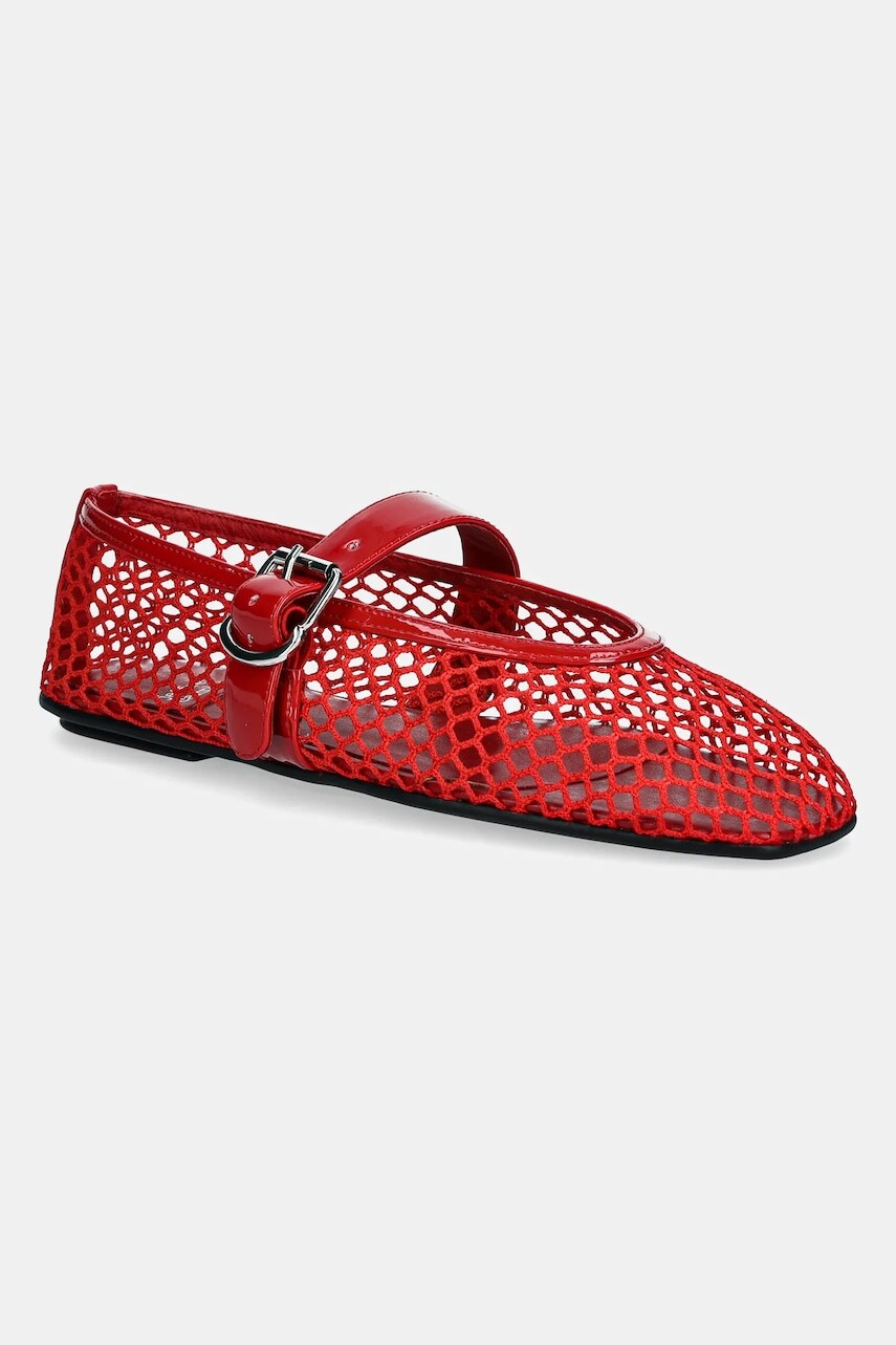 Baleríny Jeffrey Campbell Aerate červená farba, JC-1704-1-4