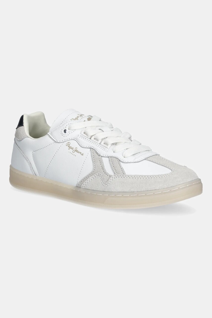 Tenisky Pepe Jeans BALL CLUB M pánske, biela farba, PMS00041