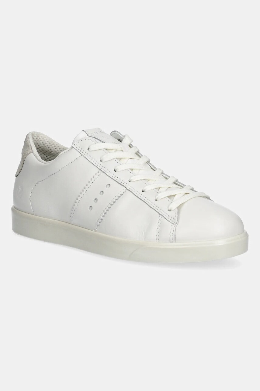 Kožené tenisky Ecco Street Lite Sneaker dámske, biela farba, 212803-59390