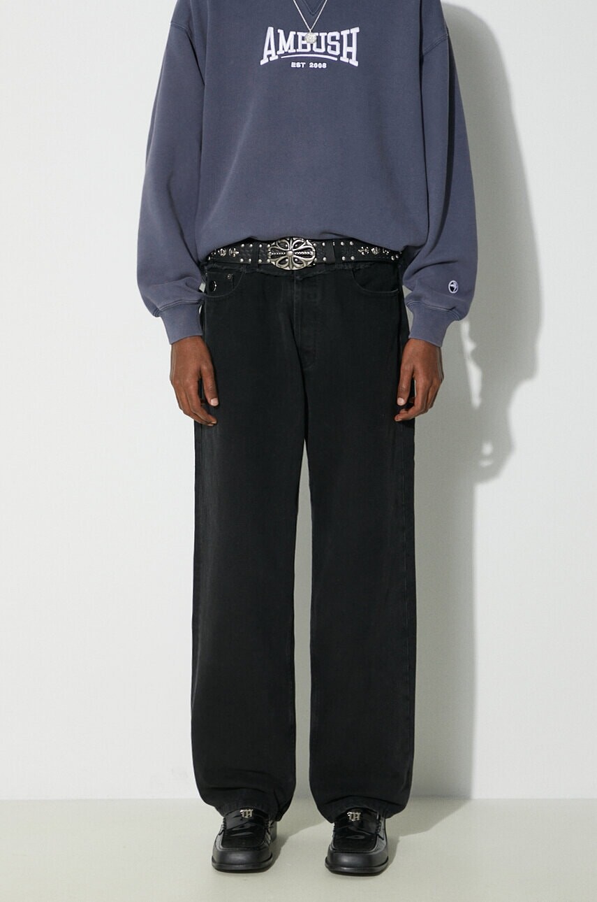 Rifle AMBUSH Waist Detail Denim Pants pánske, BMYB003S24DEN