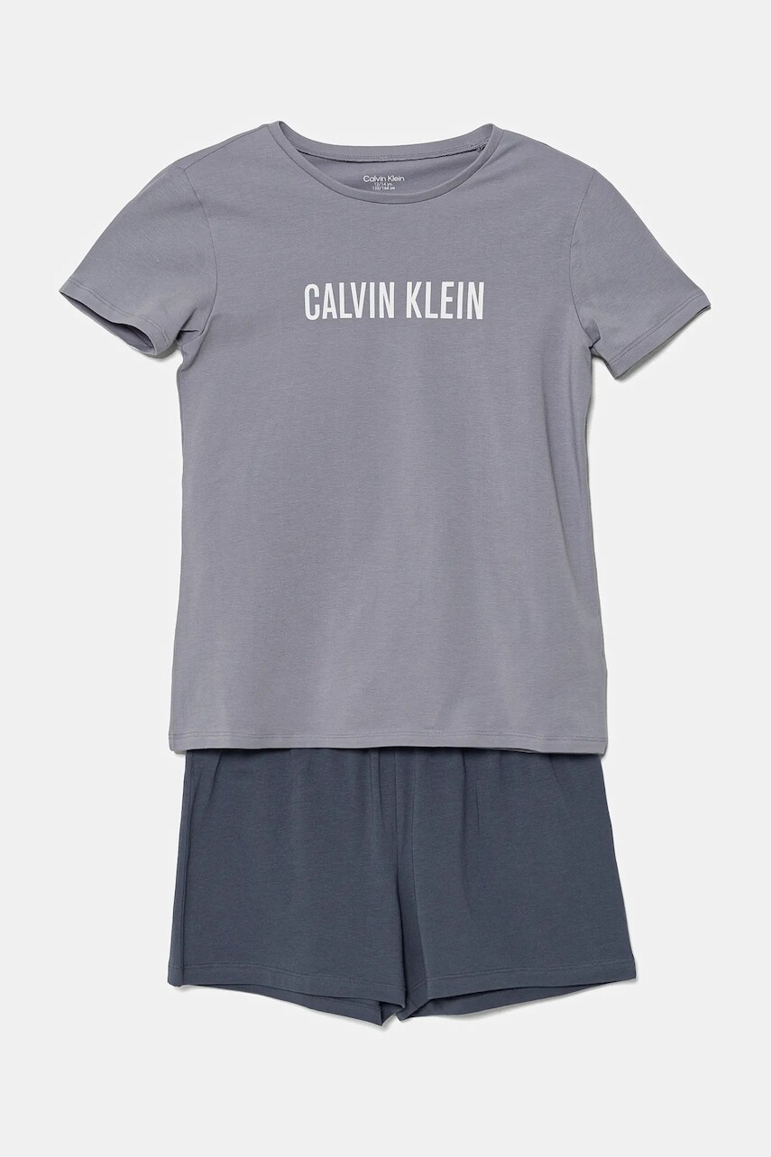 Detské pyžamo Calvin Klein Underwear fialová farba, s potlačou, G80G800739