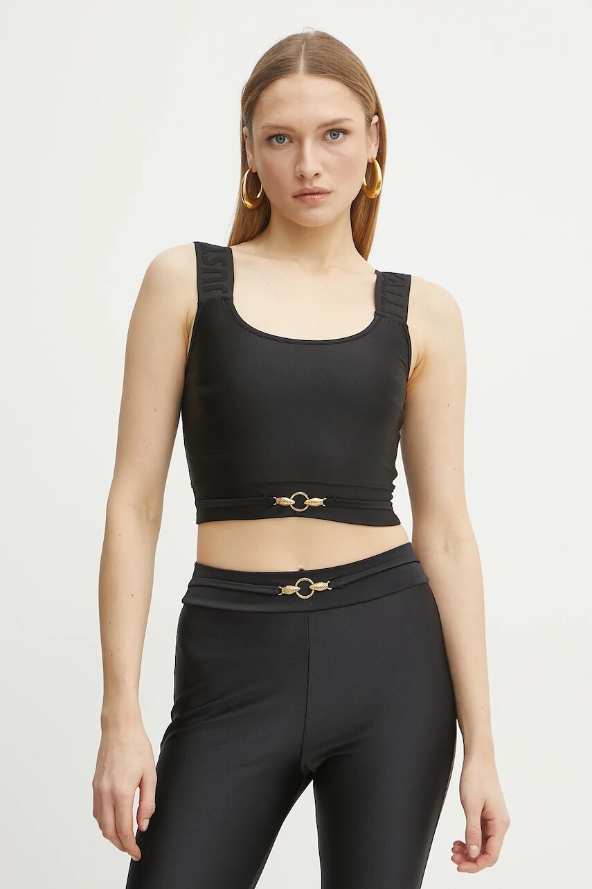 Top Just Cavalli čierna farba, 78PAM2A6 J0108