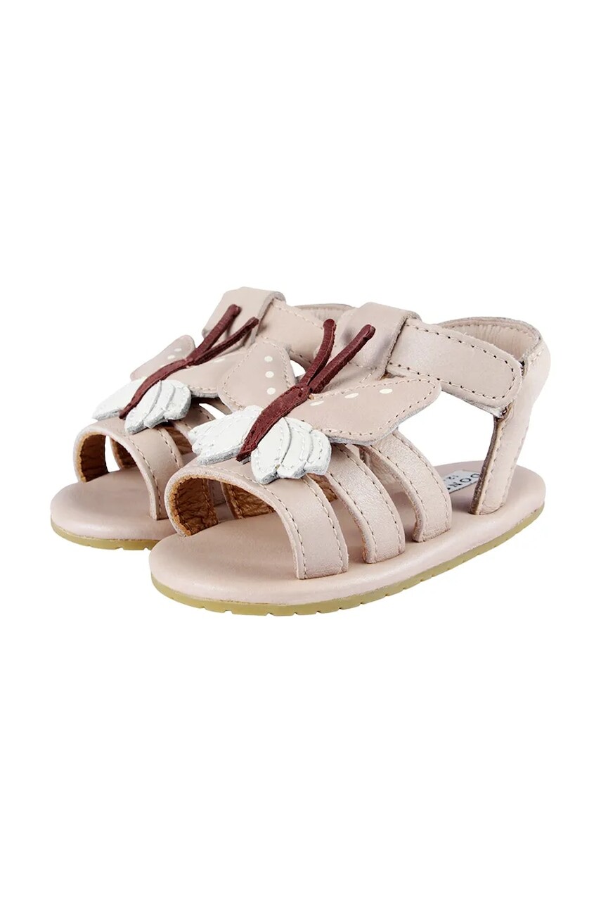 Detské kožené sandálky Donsje Tuti Sky Sandals Butterfly ružová farba, 1036601