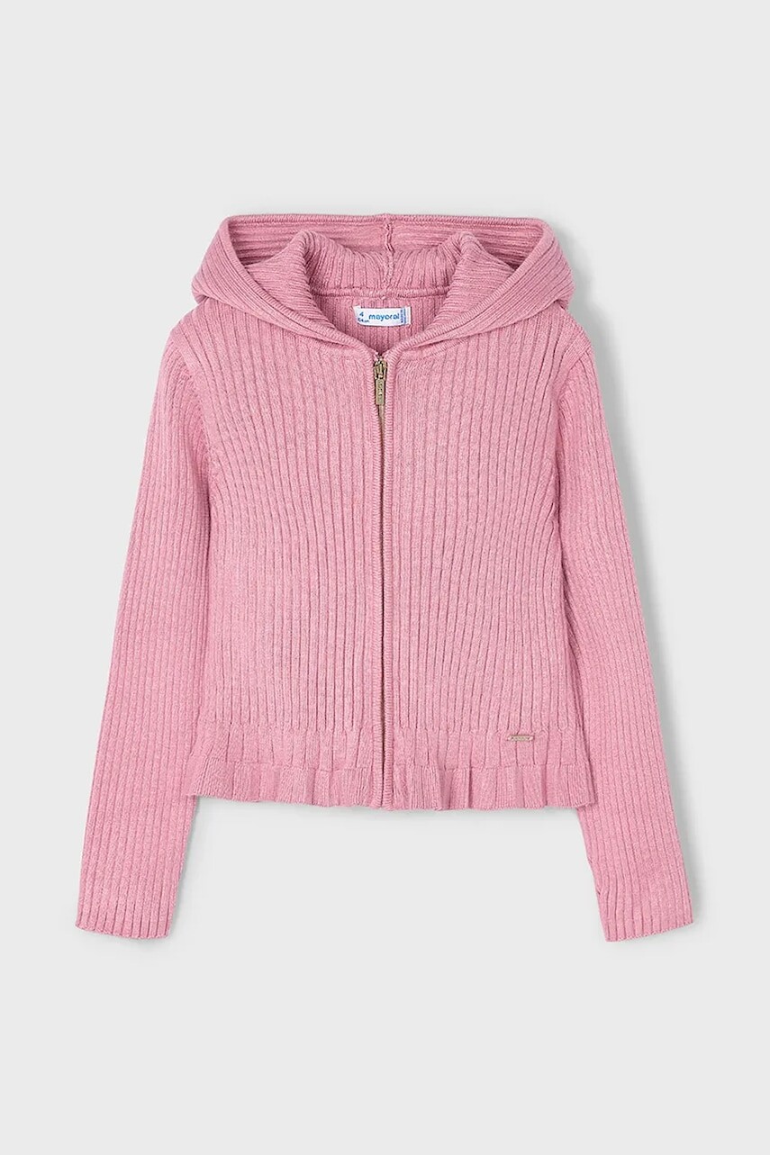 Detský sveter Mayoral ružová farba, 3365