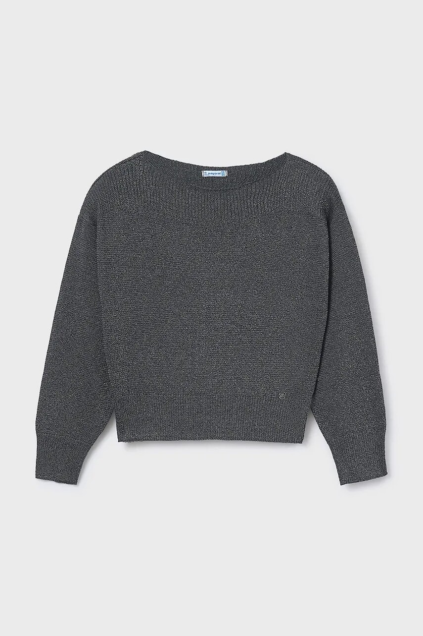 Detský sveter Mayoral šedá farba, 6349
