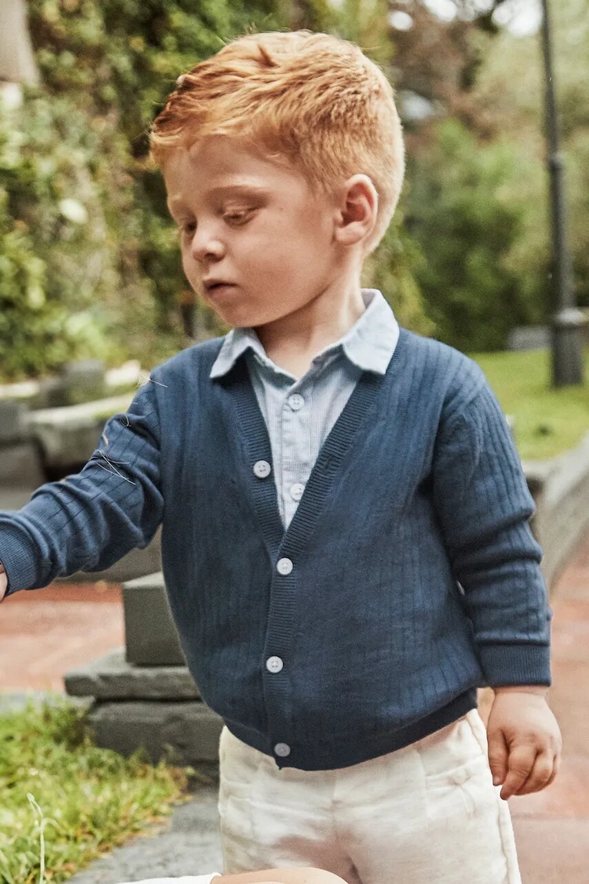 Detský sveter Mayoral tmavomodrá farba, tenký, 1305