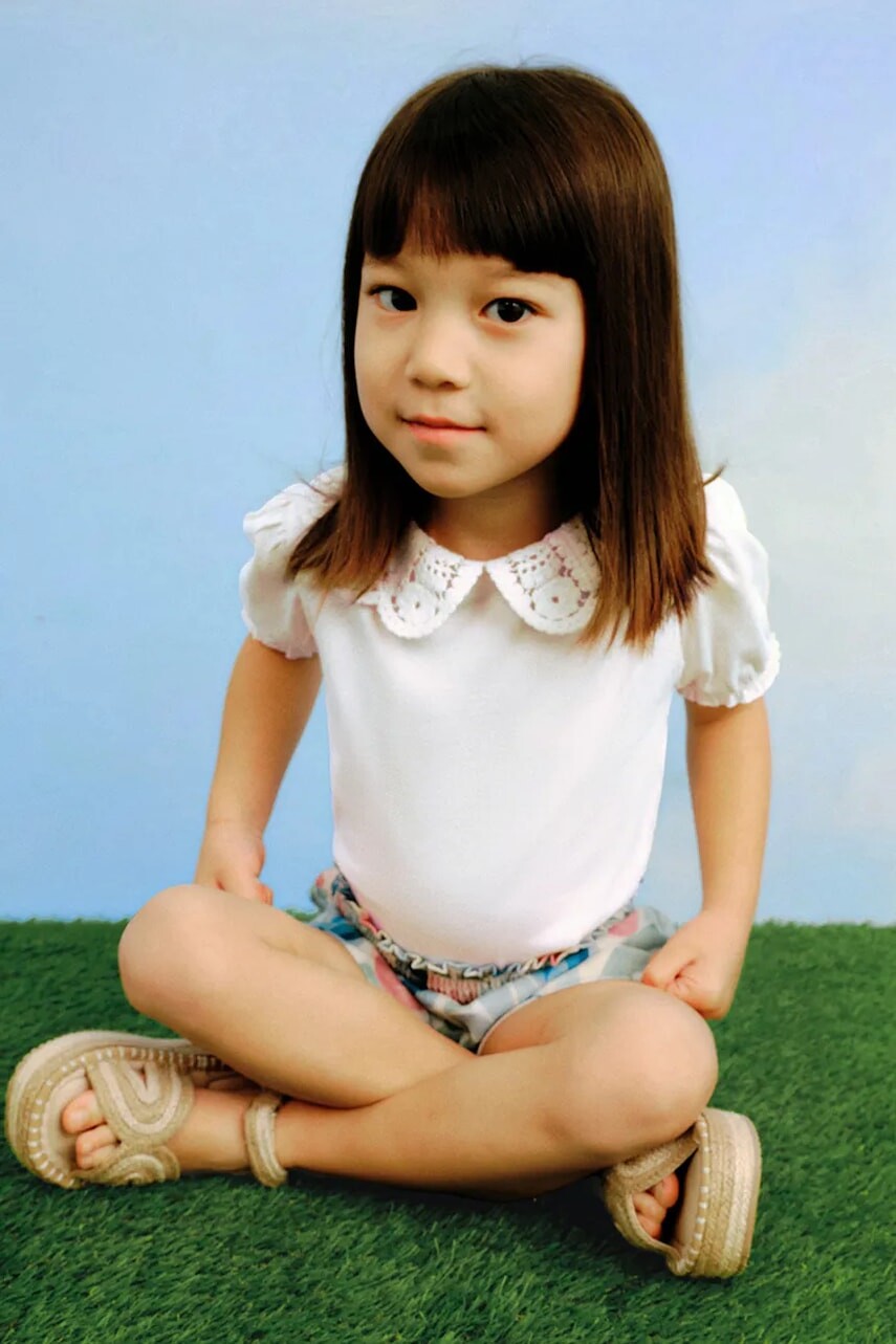 Detské bavlnené tričko Mayoral béžová farba, s golierom, 3055