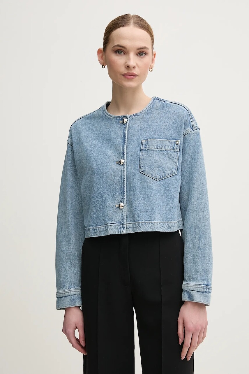 Rifľová bunda OUI prechodná, oversize, 91791