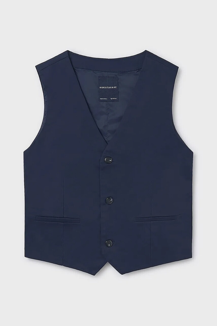 Detská vesta Mayoral tmavomodrá farba, 6345