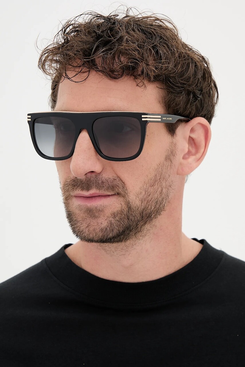 Okuliare Marc Jacobs pánske, čierna farba, MARC 586/S