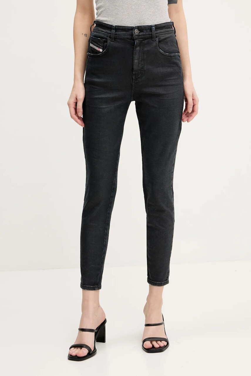 Rifle Diesel 1984 SLANDY-HIGH L.30 TROUSERS dámske, čierna farba, A03598.09K61
