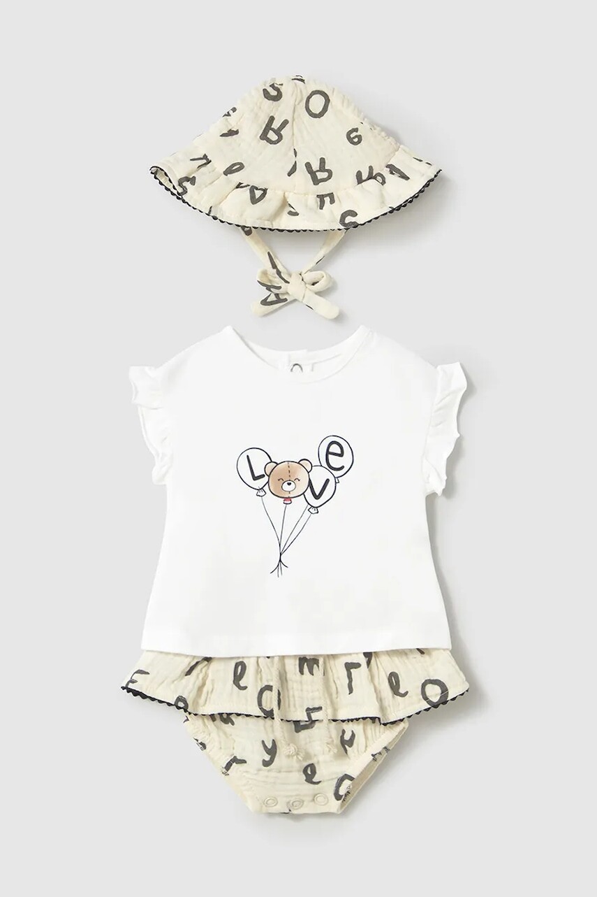 Sada pre bábätká Mayoral Newborn béžová farba, 1876