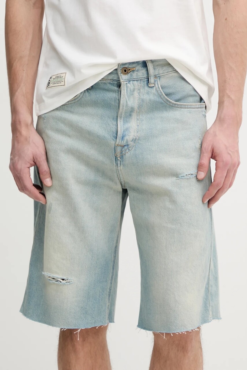 Bavlnené rifľové šortky Pepe Jeans BERMUDA SHORT TINT pánske, PM801171
