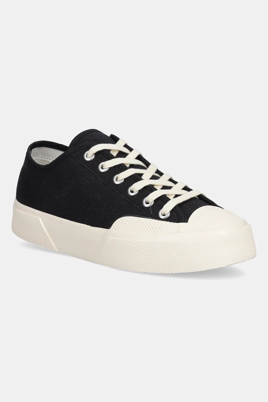 Tenisky Superga WORKS LOW CUT COTTON CANV čierna farba, S51347W