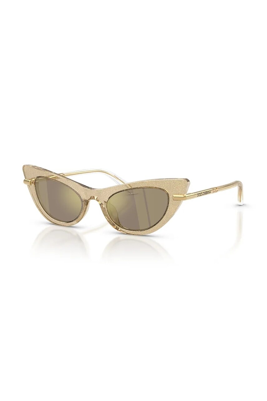 Detské slnečné okuliare Dolce & Gabbana zlatá farba, 0DX4008
