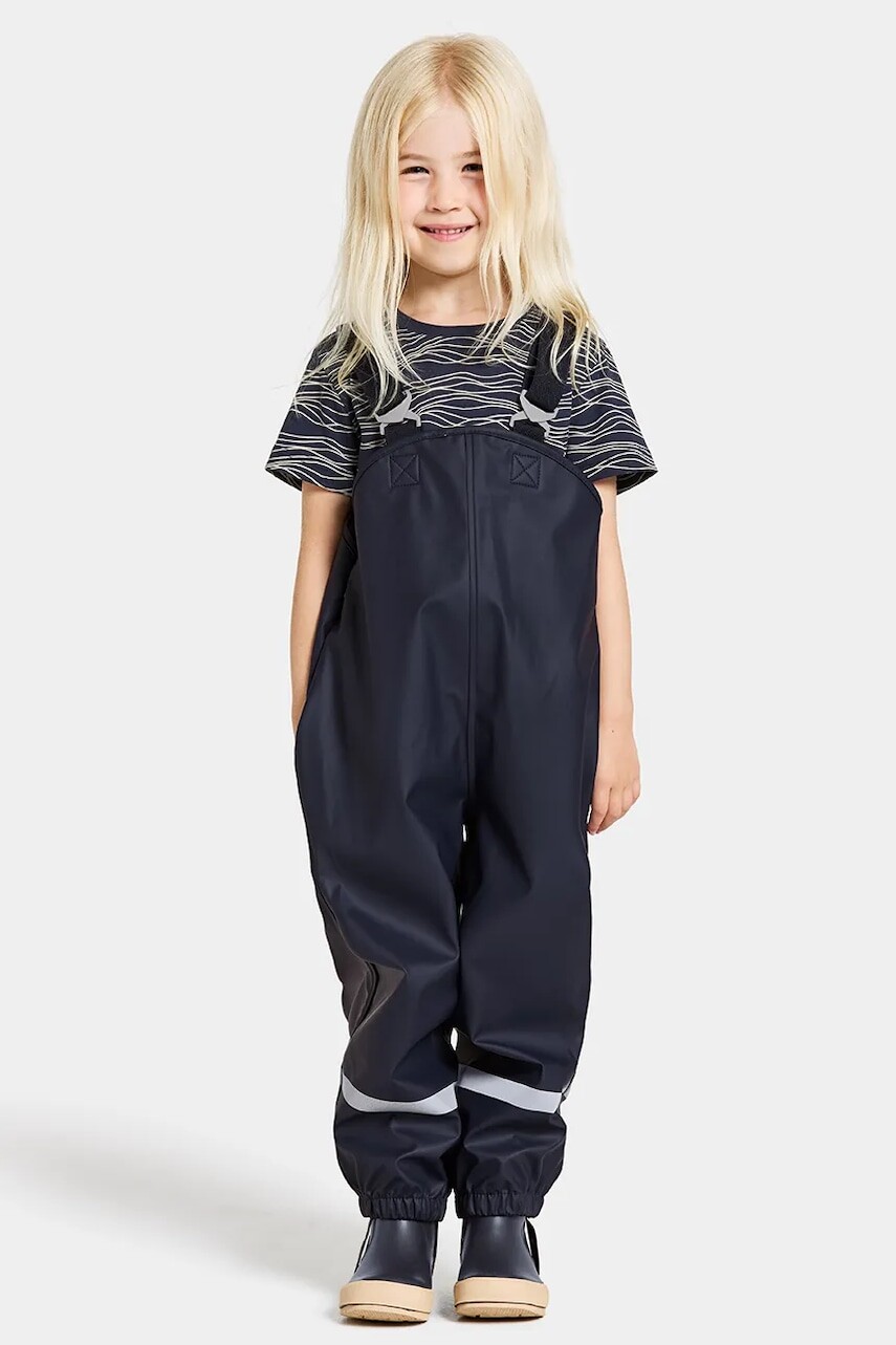 Detské nepremokavé nohavice Didriksons PLASKEMAN PANTS tmavomodrá farba, 503953