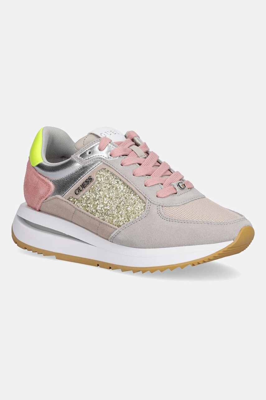 Tenisky Guess ENERGY2 dámske, šedá farba, FLPE2G LEM12