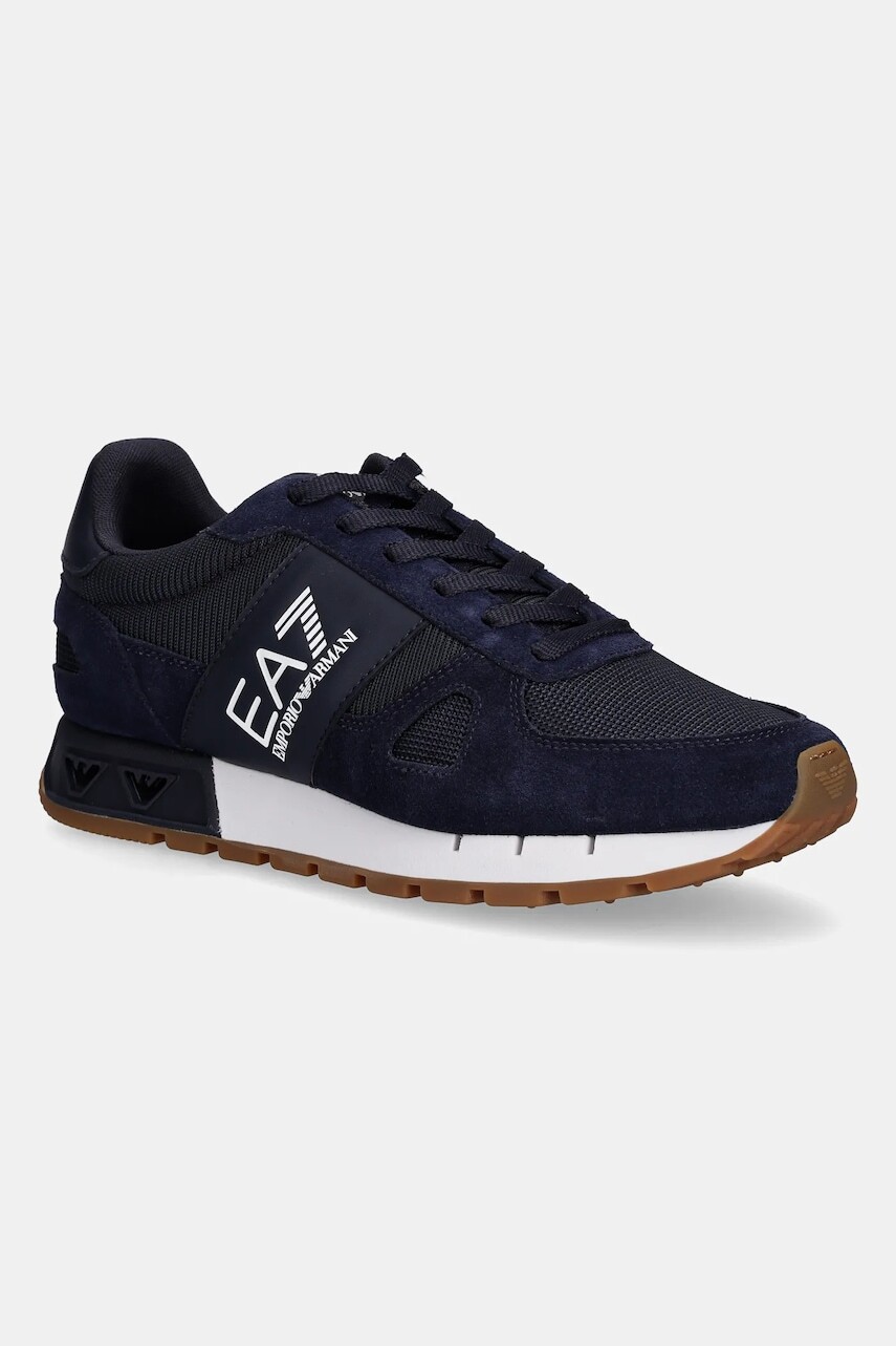 Topánky EA7 Emporio Armani pánske, tmavomodrá farba, XK354.X8X151