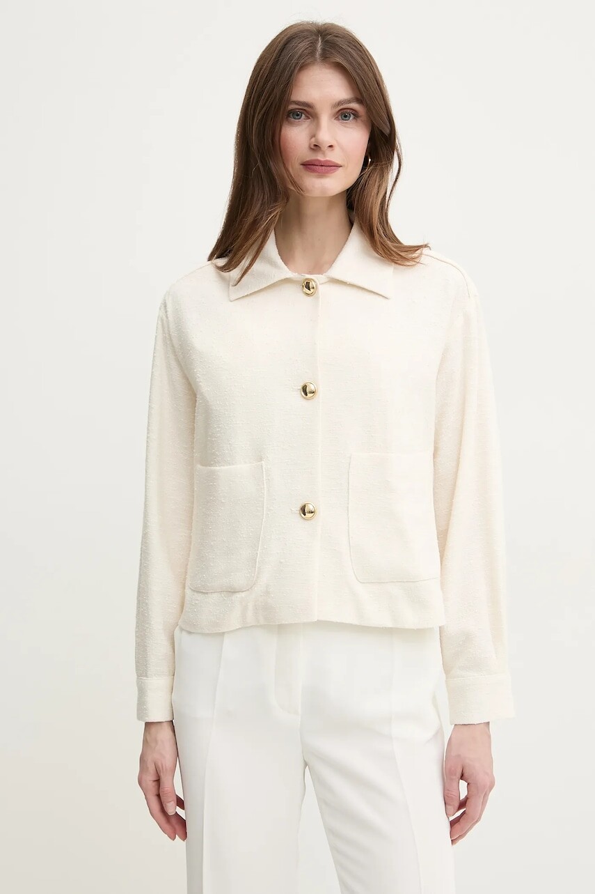 Sako Marella Emme by Marella béžová farba, oversize, jednofarebné, 2515041091200