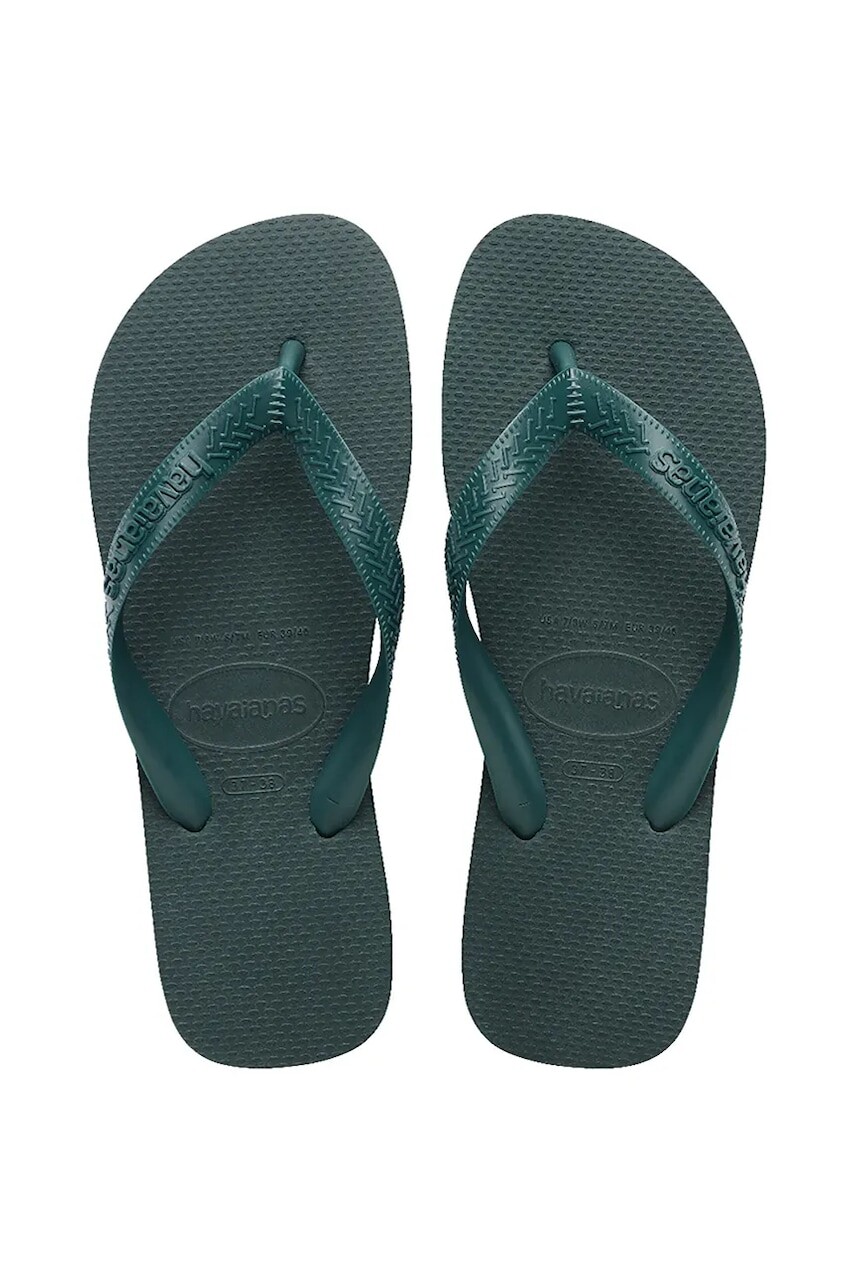 Šľapky Havaianas TOP SENSES dámske, zelená farba, 4149369.5266