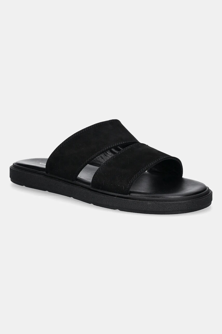 Nubukové šľapky Vagabond Shoemakers MASON pánske, čierna farba, 5965-050-20
