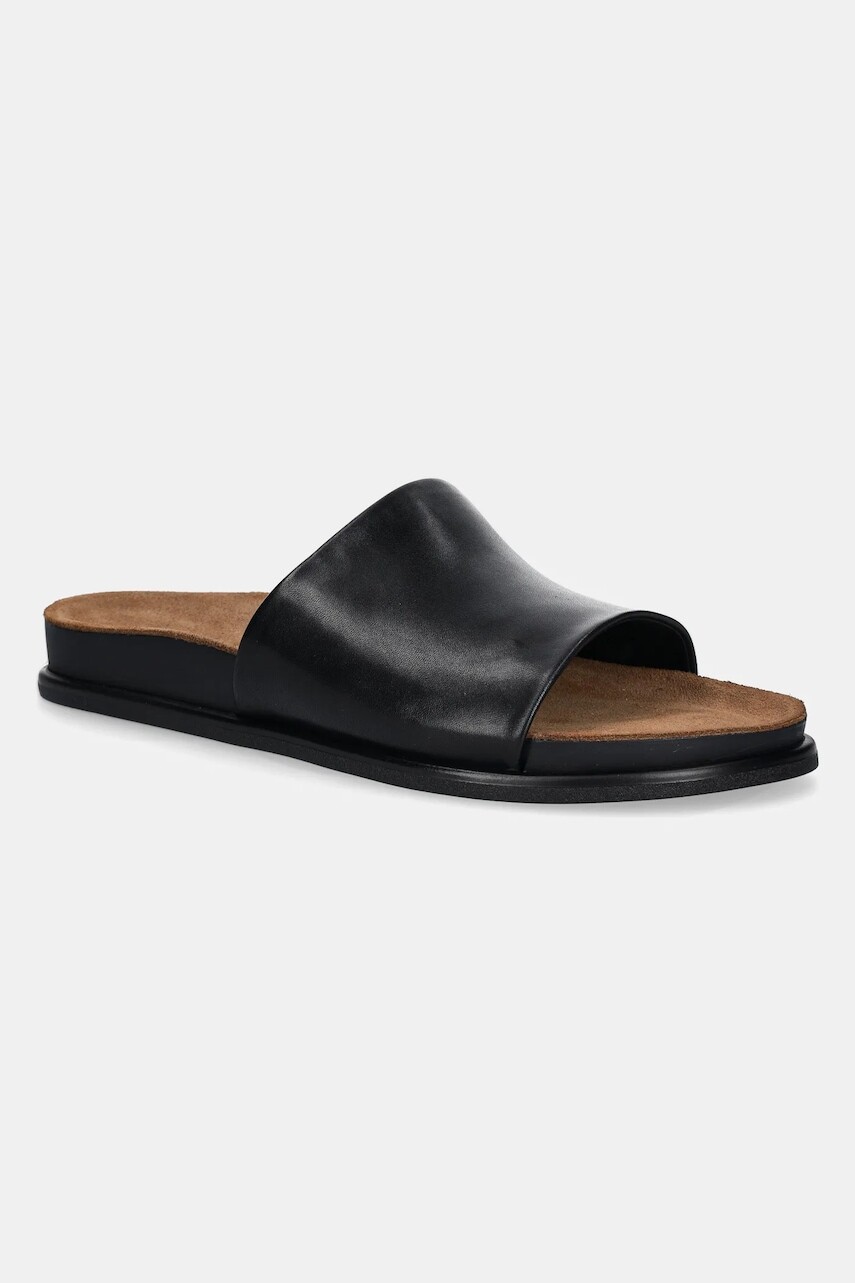 Kožené šľapky Vagabond Shoemakers EFFIE dámske, čierna farba, 5922-001-20