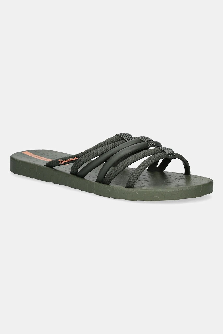 Šľapky Ipanema DIVERSA SLID dámske, zelená farba, 27237-BG827