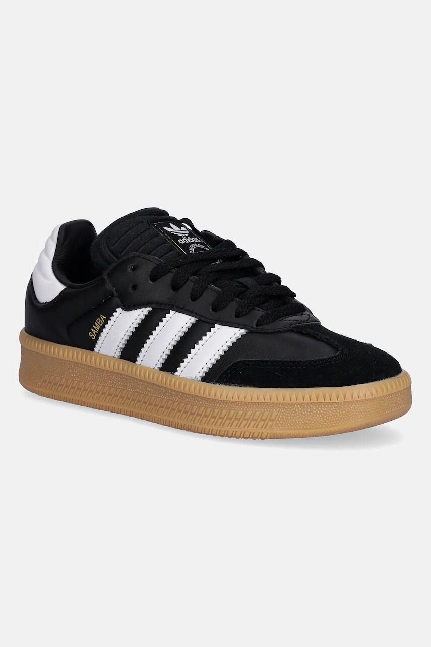 Detské tenisky adidas Originals SAMBA XLG čierna farba, JH6517