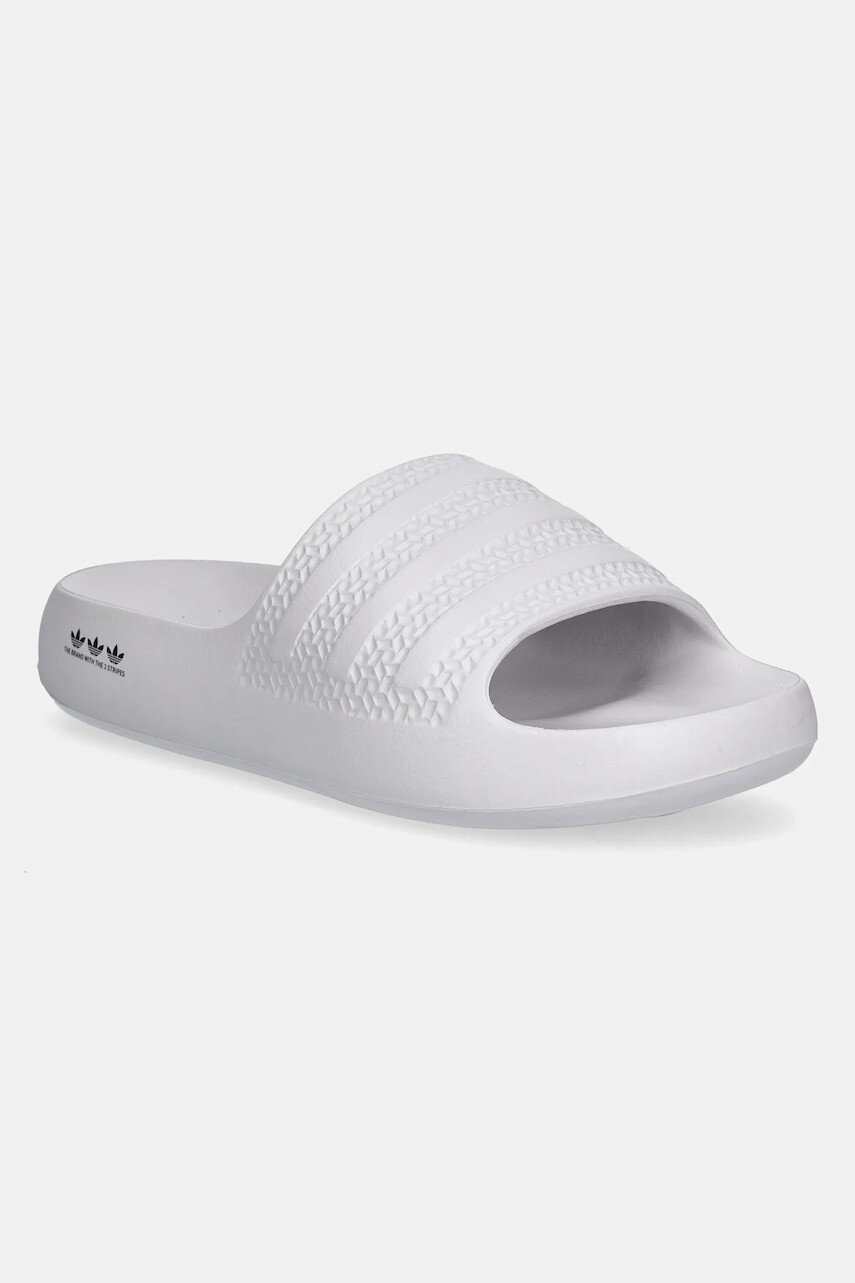 Šľapky adidas Originals Adilette Ayoon dámske, šedá farba, JH9685