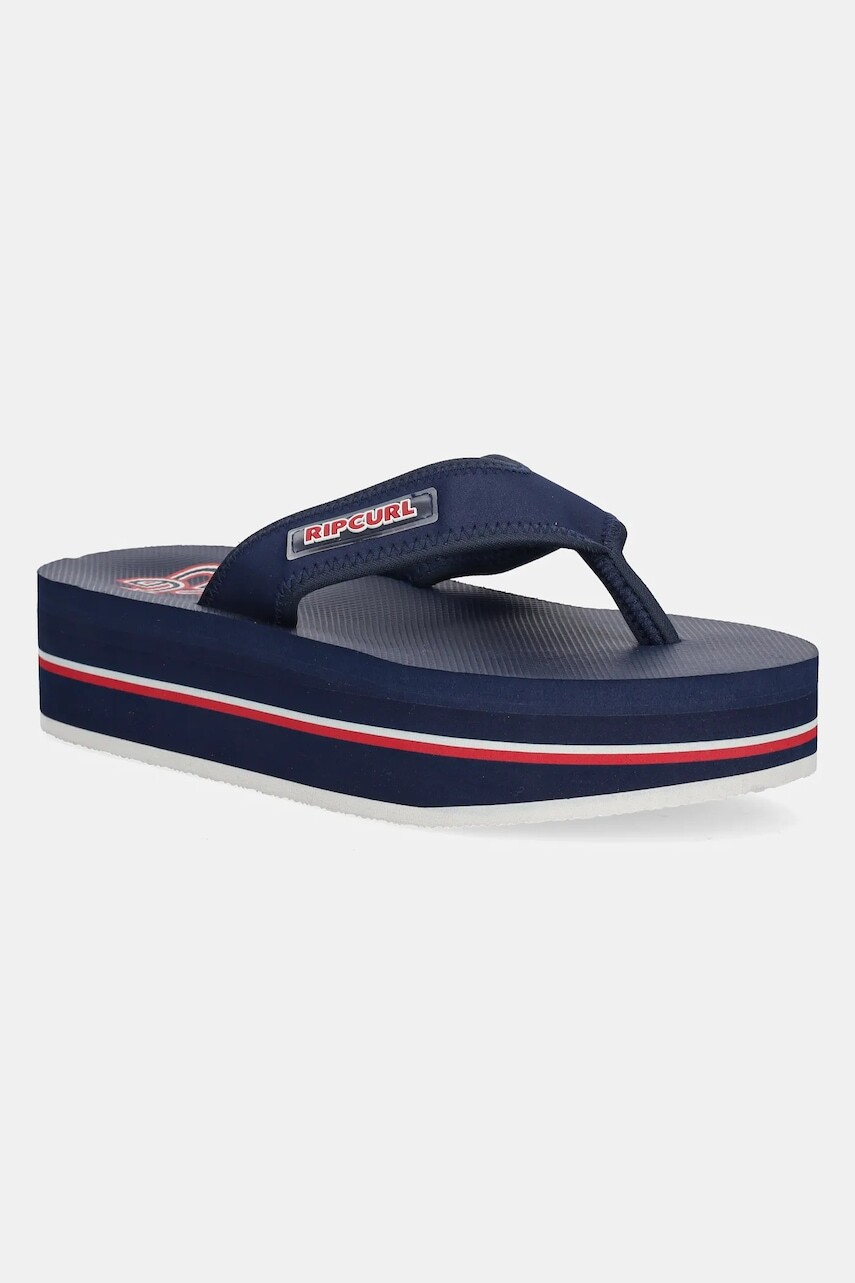 Šľapky Rip Curl dámske, tmavomodrá farba, na platforme, 17EWOT
