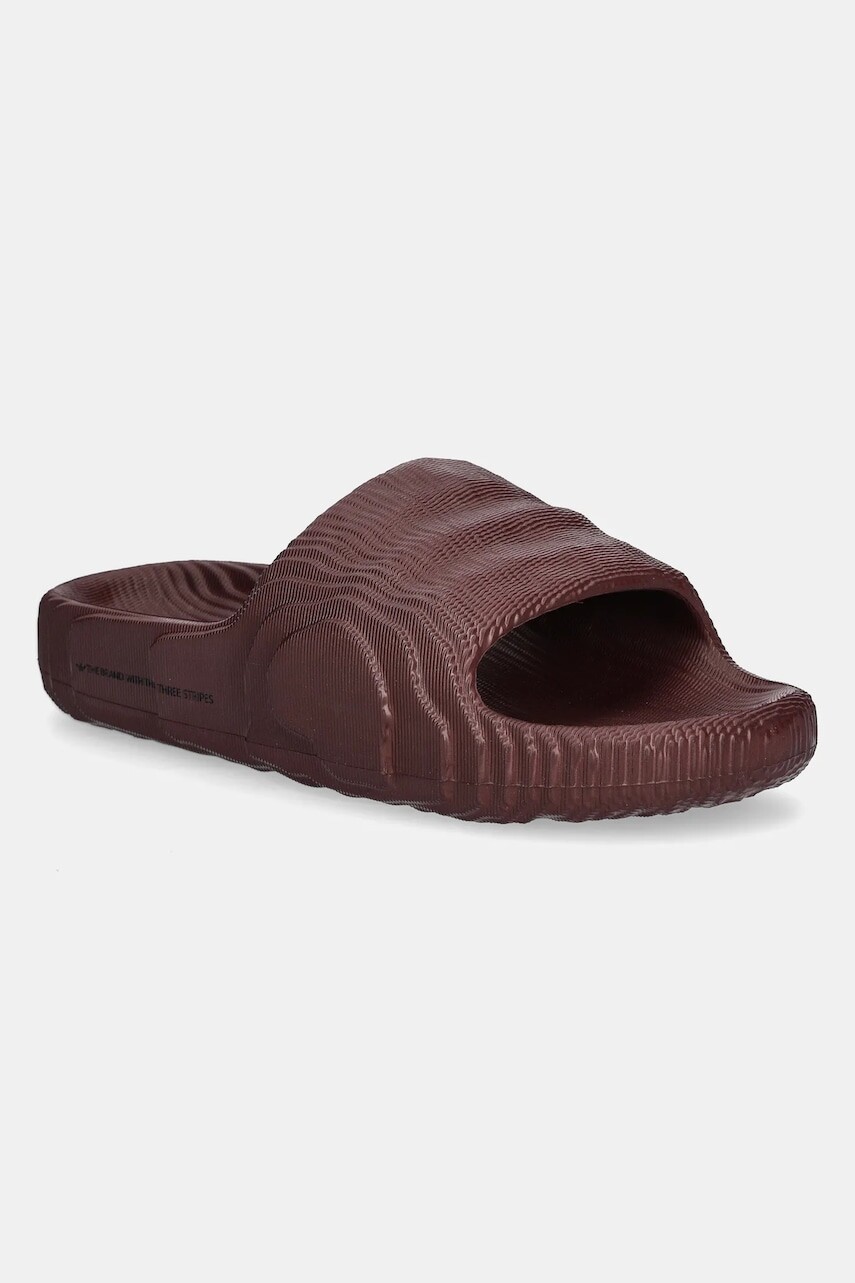 Šľapky adidas Originals Adilette 22 W dámske, bordová farba, JH9691