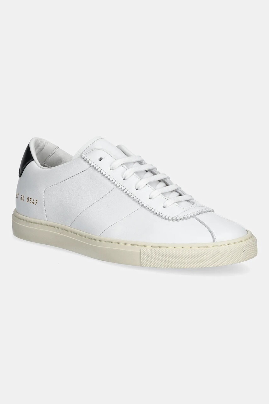 Kožené tenisky Common Projects Tennis Classic dámske, biela farba, 6187