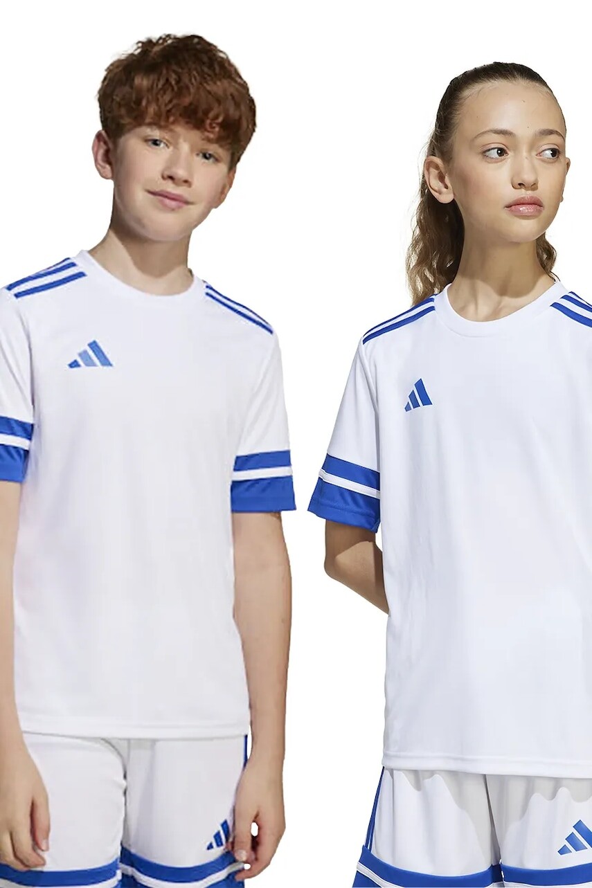 Detské tričko adidas Performance biela farba, vzorované, JJ0060