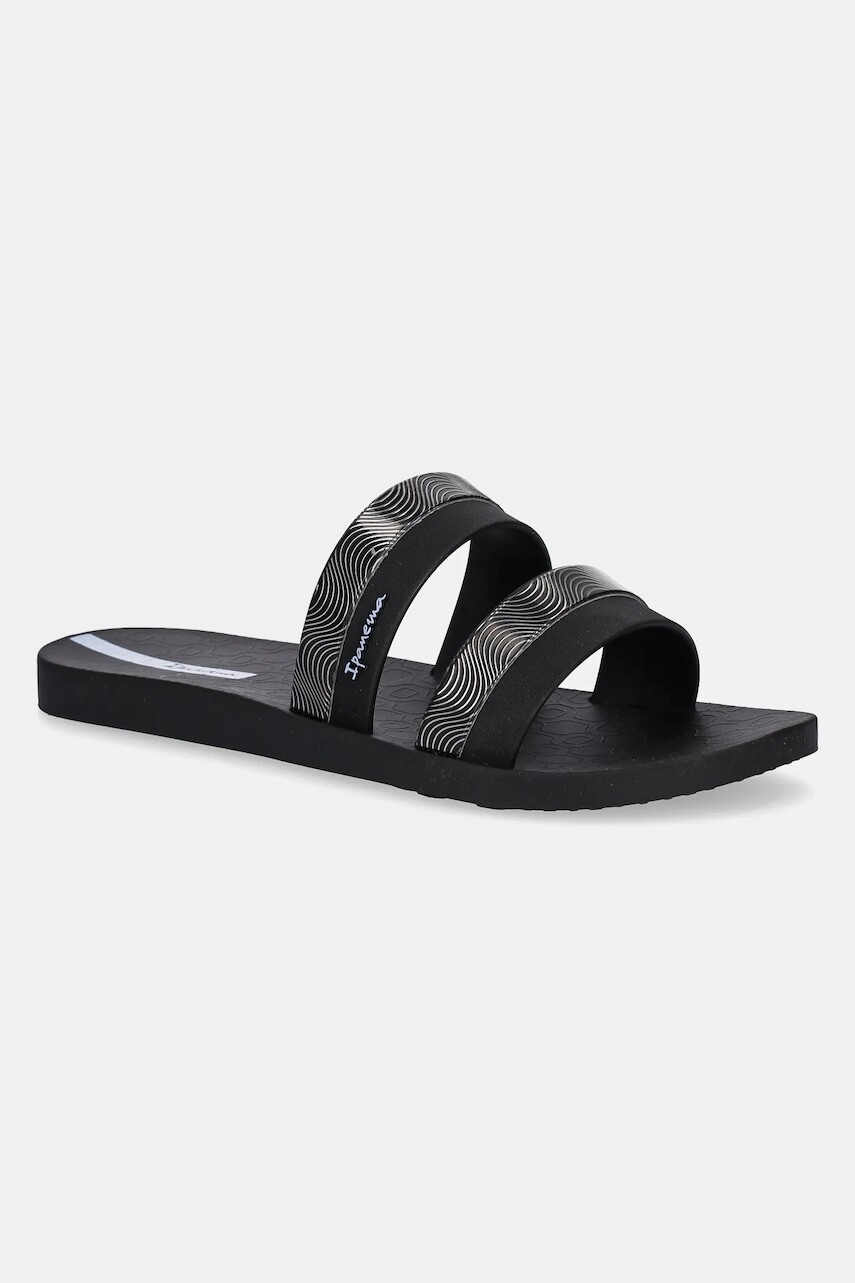 Šľapky Ipanema MESH SLIDE F dámske, čierna farba, 83649-BB779