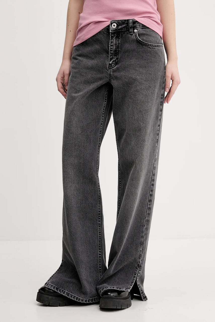 Rifle Karl Lagerfeld Jeans dámske, vysoký pás, A2W10045