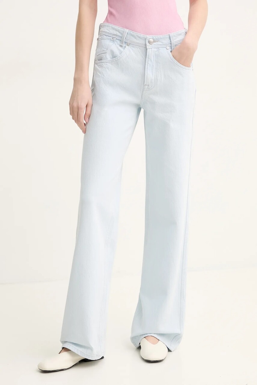 Bavlnené rifle Miss Sixty dámske, stredne vysoký pás, 6S1JJ3060T