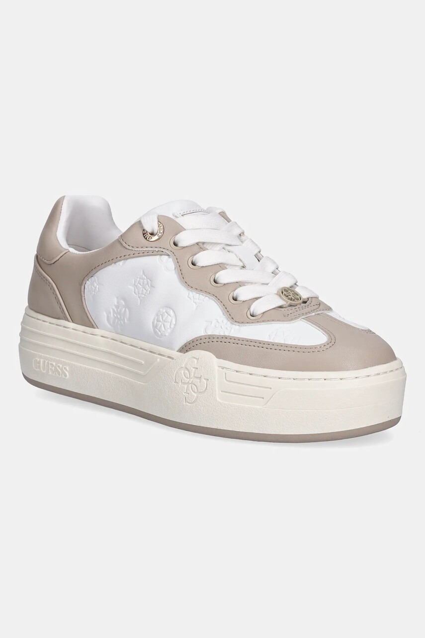 Tenisky Guess SWOLE dámske, béžová farba, FLPSWO FAL12