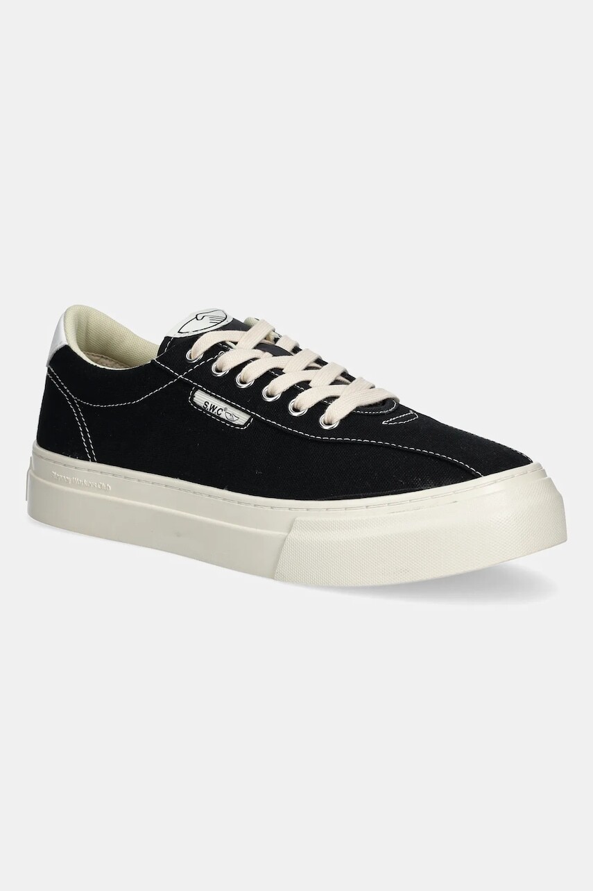 Tenisky Stepney Workers Club DELLOW 02 CUP CANVAS čierna farba, YA21012