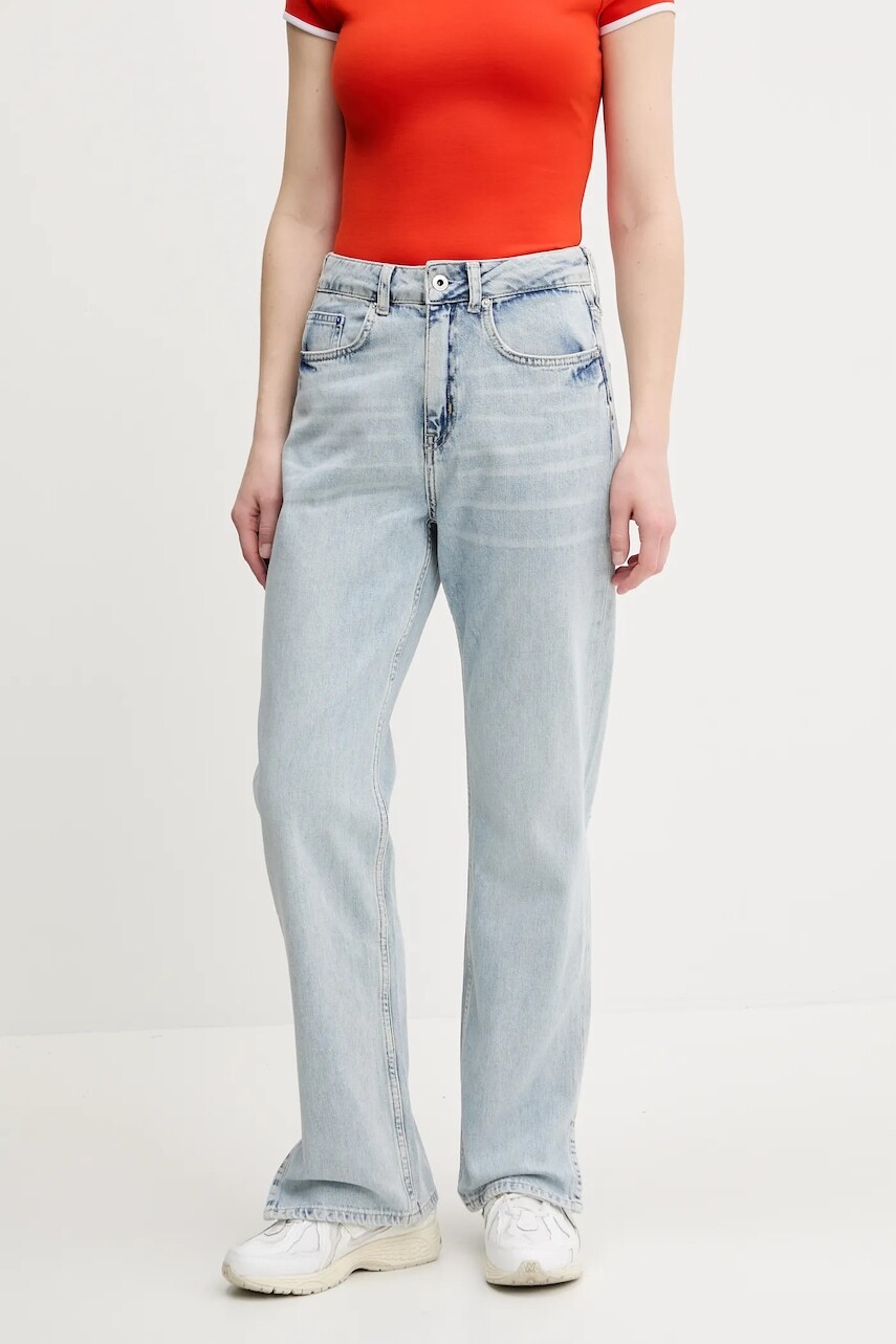 Rifle Karl Lagerfeld Jeans dámske, vysoký pás, A2W10038