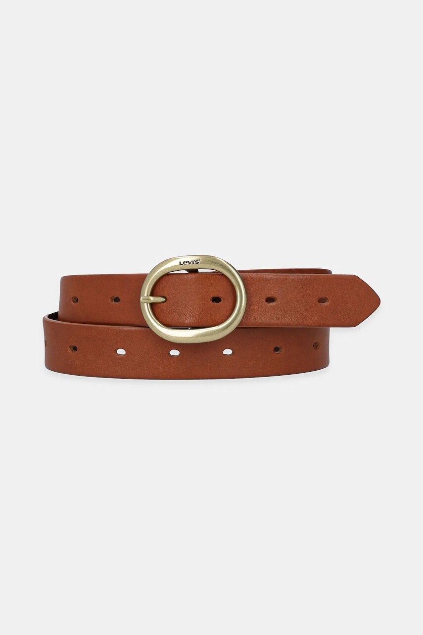 Opasok Levi's dámsky, hnedá farba, D7791-0002